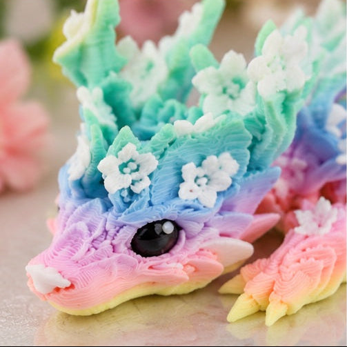 Power TRC 3D Printed Rainbow Blossom Dragon
