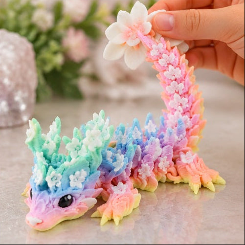 Power TRC 3D Printed Rainbow Blossom Dragon