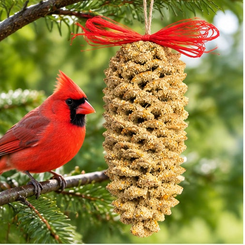 Mr. Bird Giant Pinecone Bird Feeder