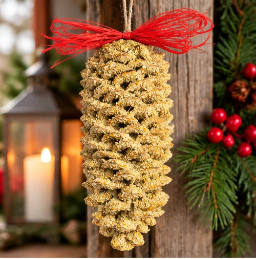 Mr. Bird Giant Pinecone Bird Feeder