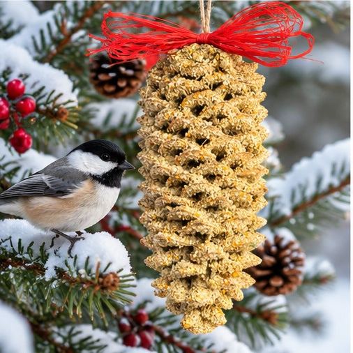 Mr. Bird Giant Pinecone Bird Feeder