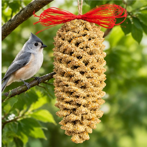 Mr. Bird Giant Pinecone Bird Feeder