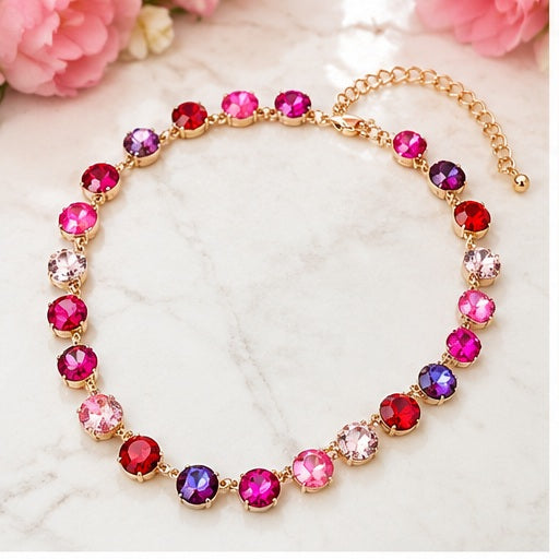 Sensibling Round Stone Necklace