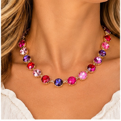 Sensibling Round Stone Necklace
