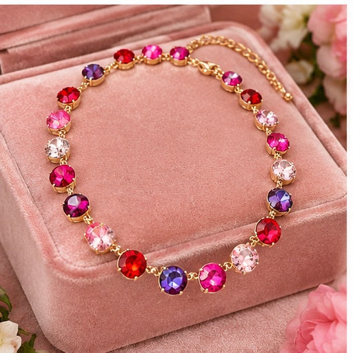 Sensibling Round Stone Necklace