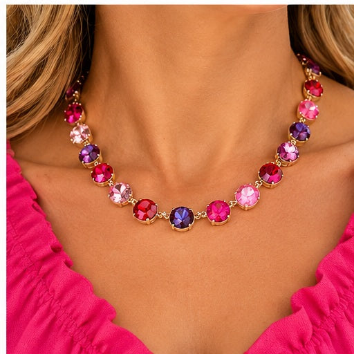 Sensibling Round Stone Necklace