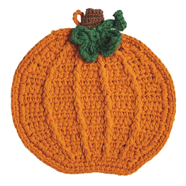 Knit Pumpkin Trivet