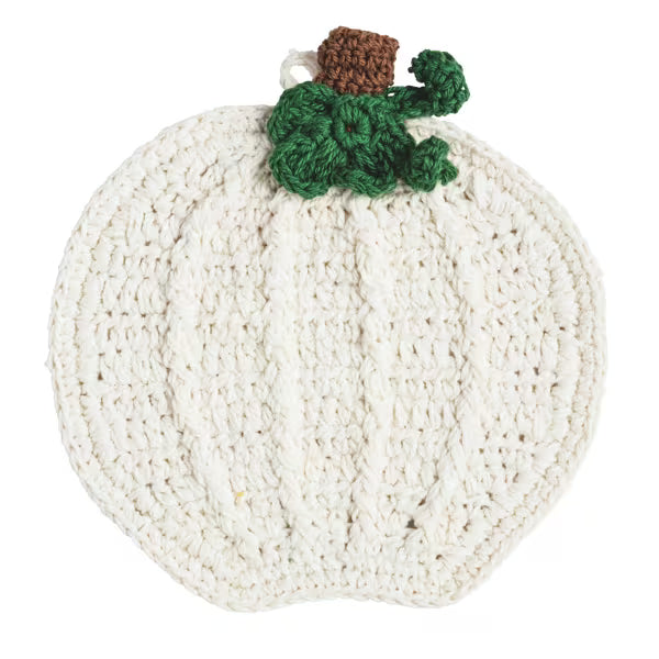 Knit Pumpkin Trivet