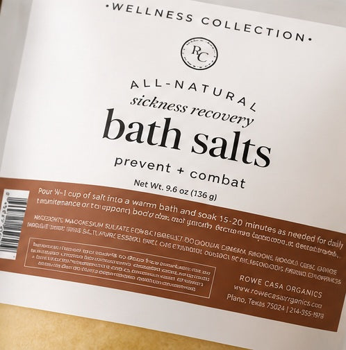 Rowe Casa Sickness Recovery Bath Salts