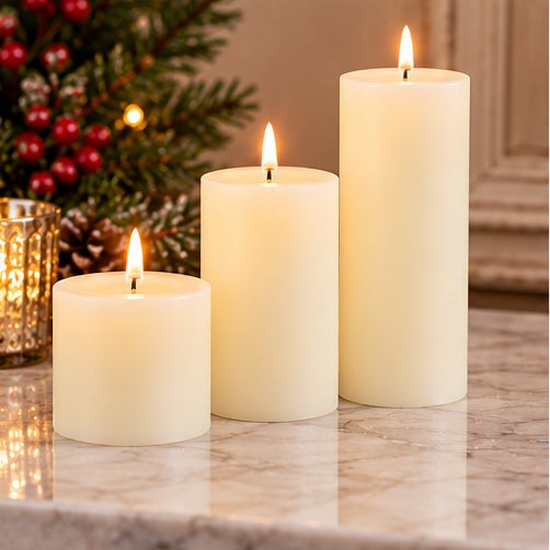 Uyuni Lighting LED Pillar Candle Smooth