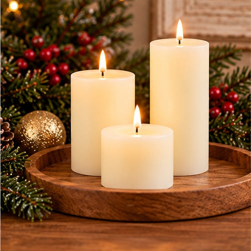 Uyuni Lighting LED Pillar Candle Smooth