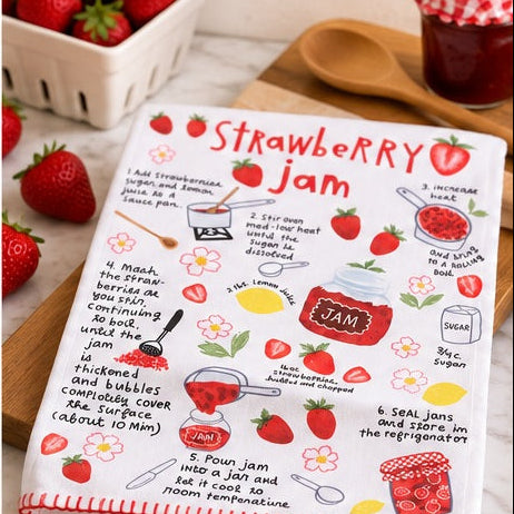 Primitives By Kathy Strawberry Jam Towel