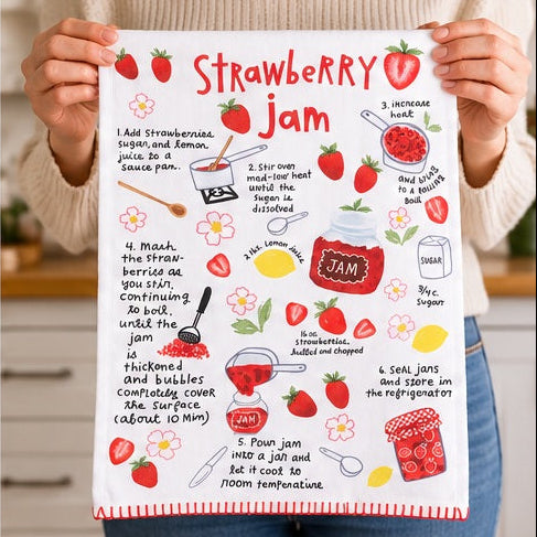 Primitives By Kathy Strawberry Jam Towel