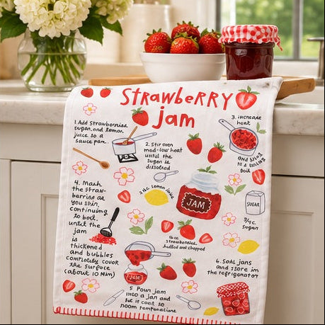Primitives By Kathy Strawberry Jam Towel
