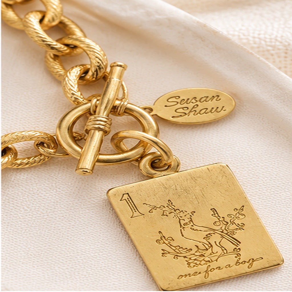 Susan Shaw Mahjong Tile Bracelet