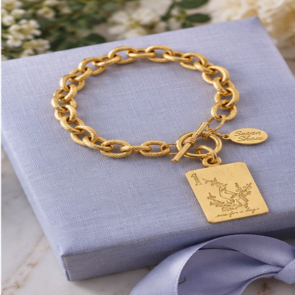 Susan Shaw Mahjong Tile Bracelet