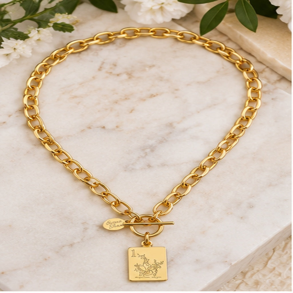 Susan Shaw Mahjong Tile Necklace