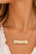 Susan Shaw Dainty Freshwater Pearl Bar Necklace