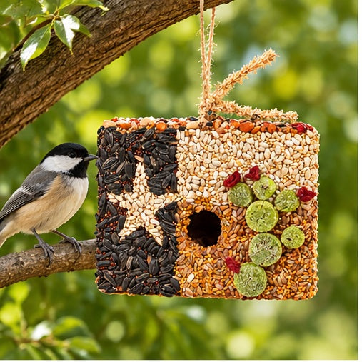 Mr. Bird Heart of Texas House Bird Feeder