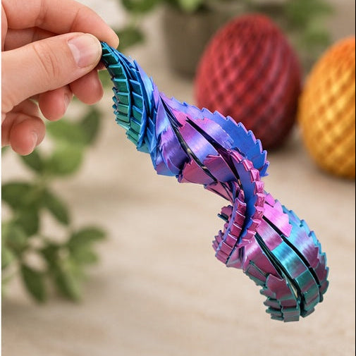 Power TRC 3D Printed Twisty Dragon Egg Fidget
