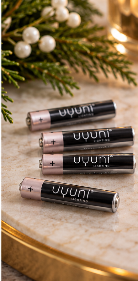 Uyuni Lighting AAAA Battery, 1.5V, 580mAh, 4-pack