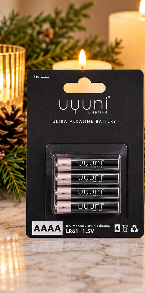 Uyuni Lighting AAAA Battery, 1.5V, 580mAh, 4-pack