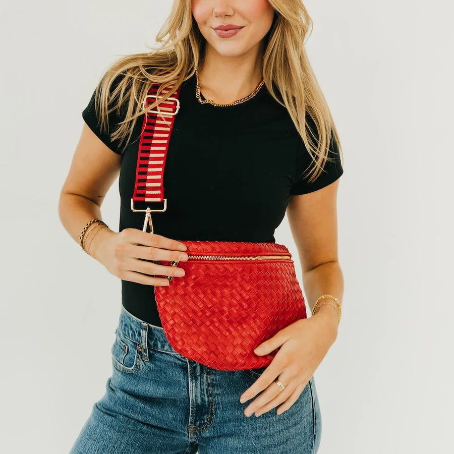 Diagonal Woven Bag