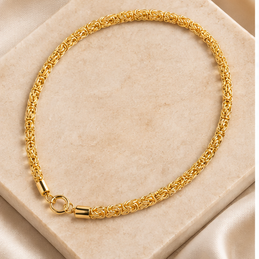 Winton & Waits Gold Loop Chain Necklace