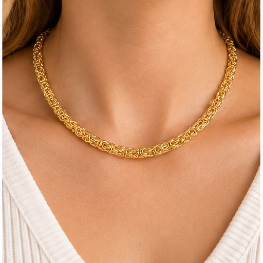 Winton & Waits Gold Loop Chain Necklace